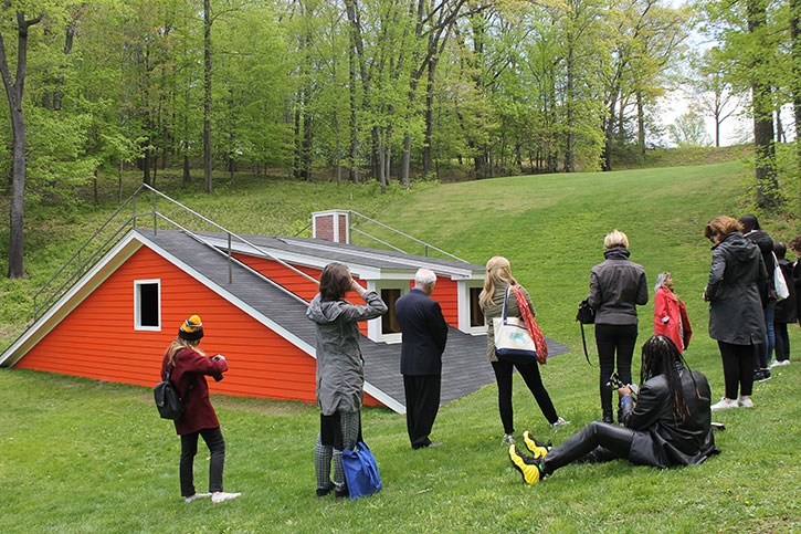 Heather Hart at the Storm King Art Center
