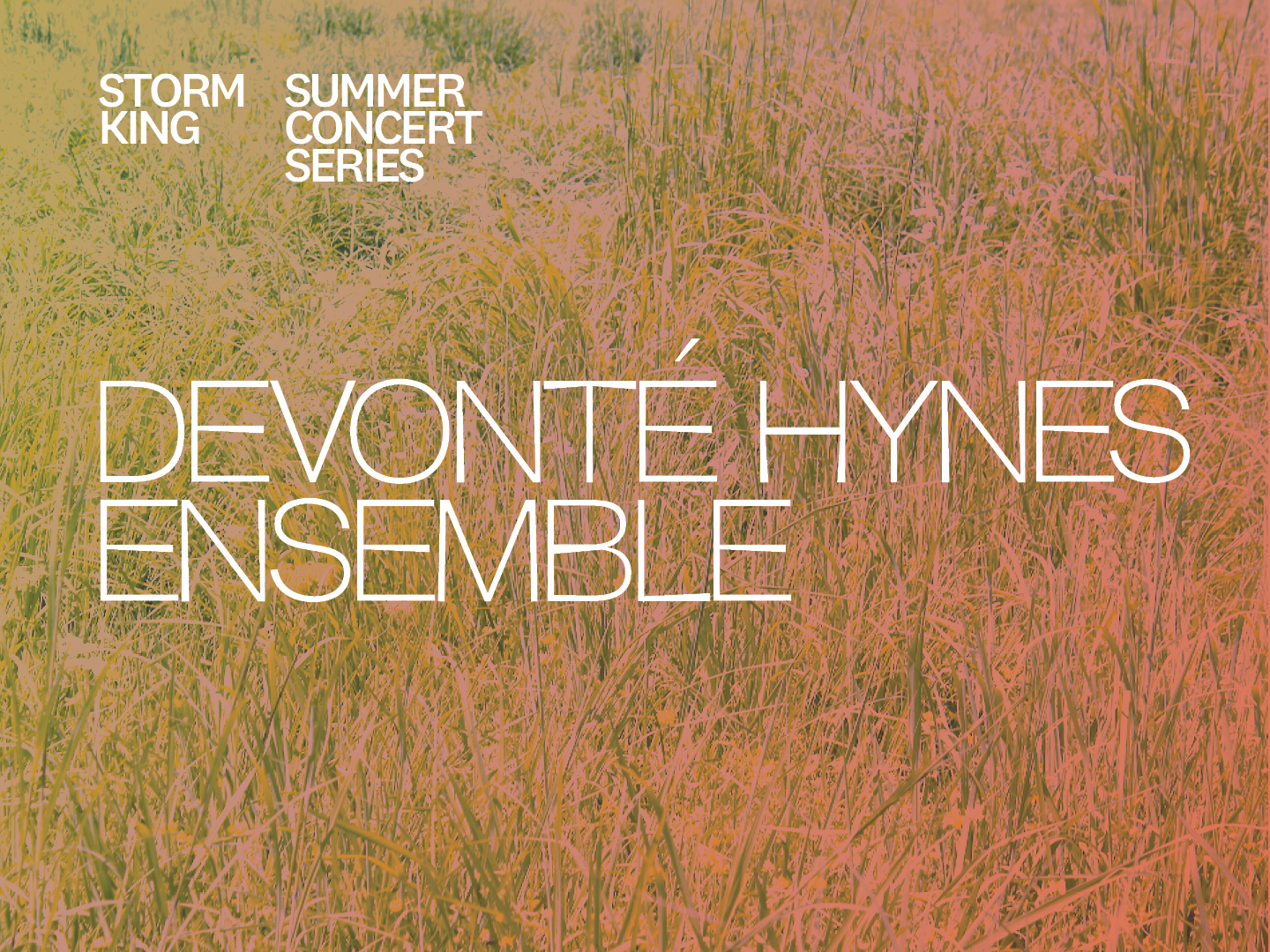 Summer Concert: Devonté Hynes Ensemble